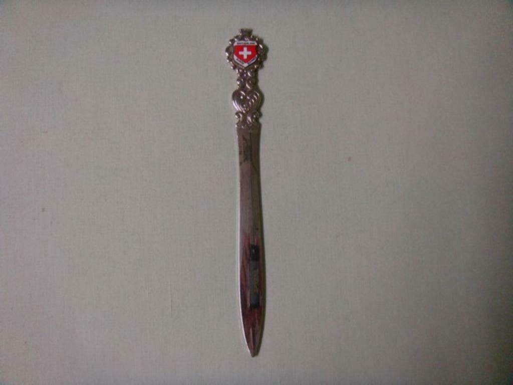 Coupe papier avec blason de la Suisse, Collections, Enlèvement ou Envoi, Utilisé