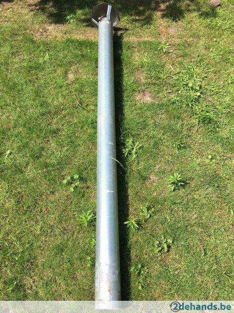 Aluminium buis met hoed, Ophalen, Gebruikt, Aluminium