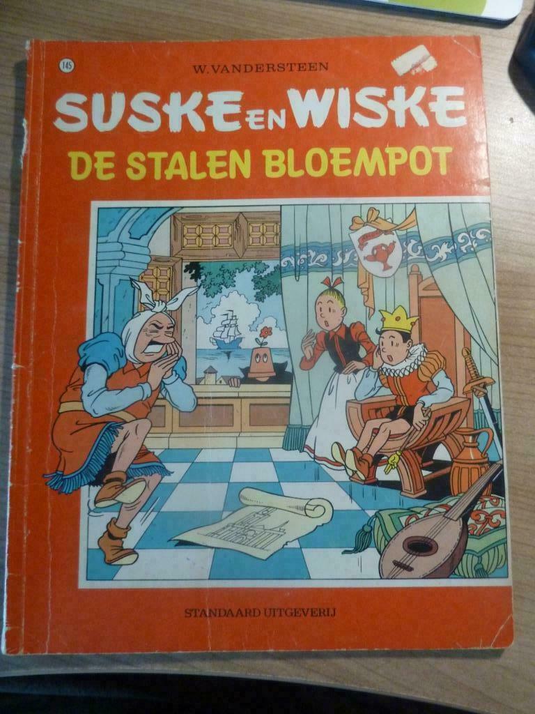145 De stalen bloempot, Boeken, Gelezen, Willy Vandersteen, Eén stripboek, Ophalen of Verzenden
