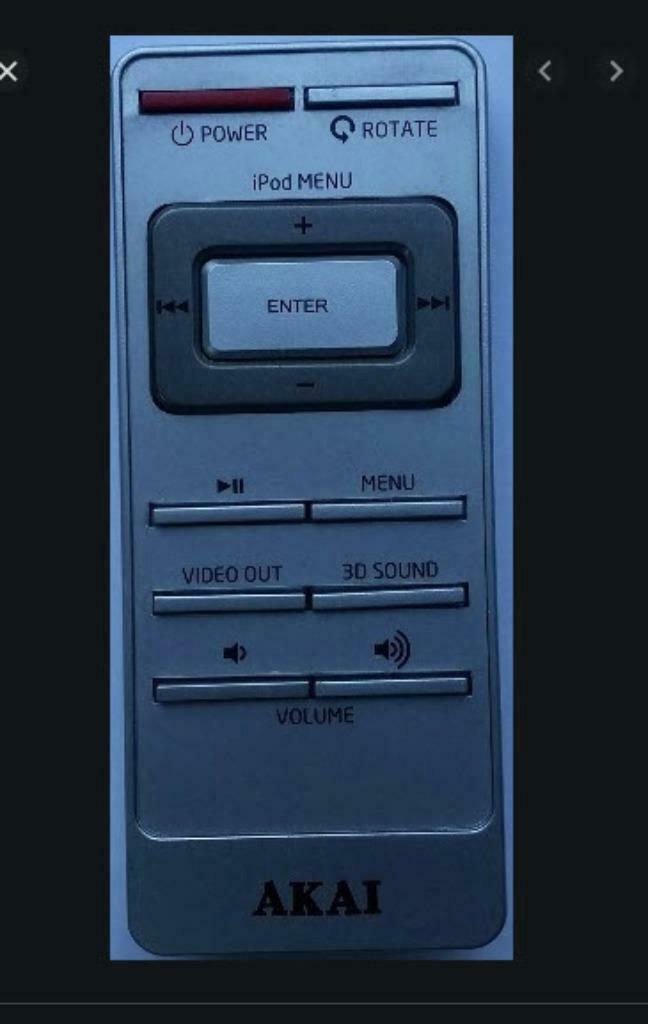 Afstandsbediening  Akai ASB12, Ophalen of Verzenden, Gebruikt, Speaker, Mini