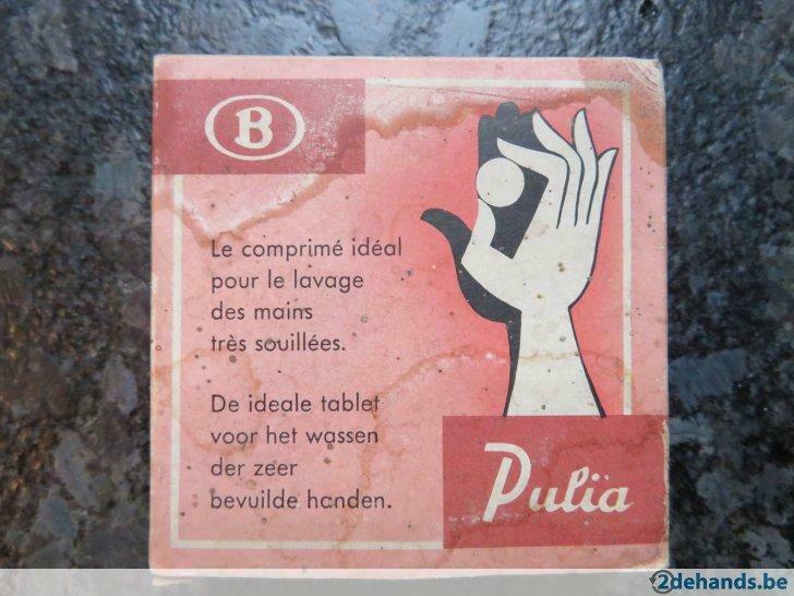 pulia wastabletten vintage, Collections, Enlèvement ou Envoi, Utilisé