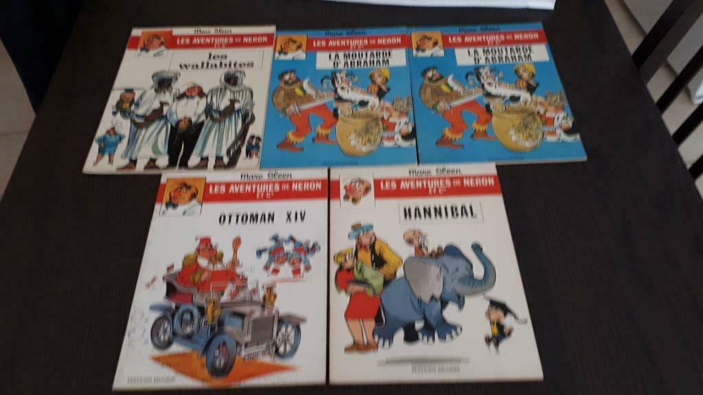 10 albums les aventures de neron et Cie, Livres, BD, Plusieurs BD, Enlèvement, Comme neuf, Marc Sleen