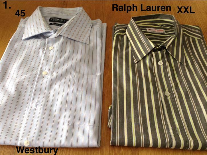 Hemden lange mouw, Ophalen of Verzenden, Gedragen, Overige kleuren, Overige halswijdtes