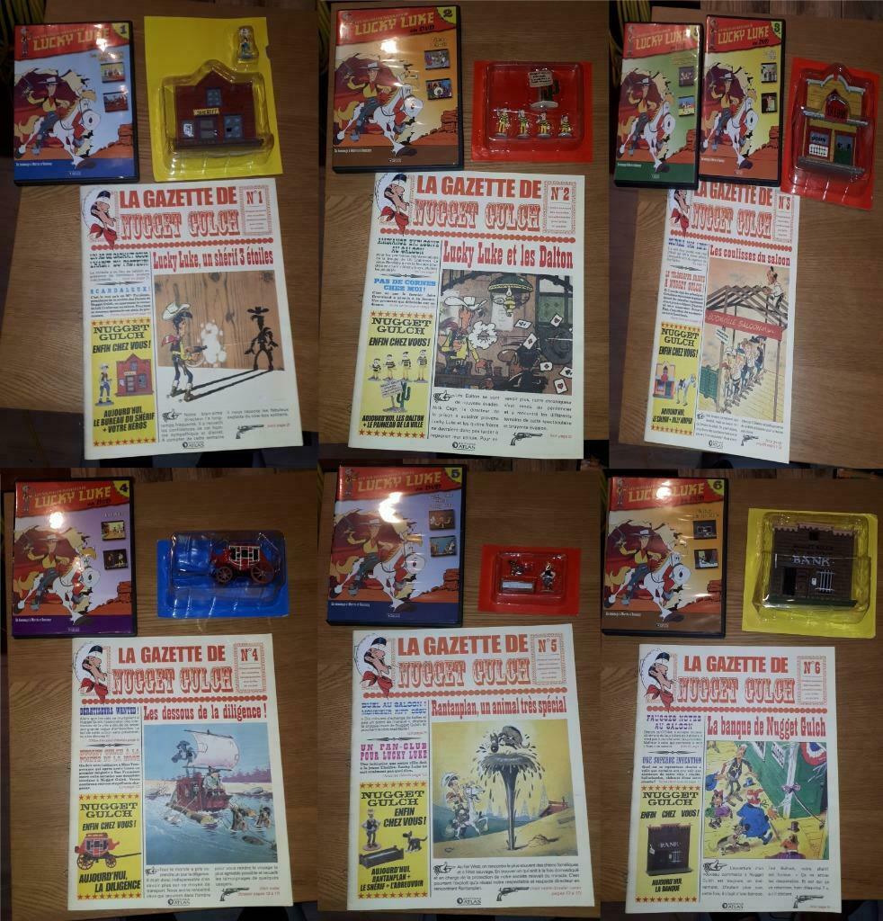 Complete verzameling Lucky Luke-figuren, Verzamelen, Ophalen, Nieuw, Overige typen