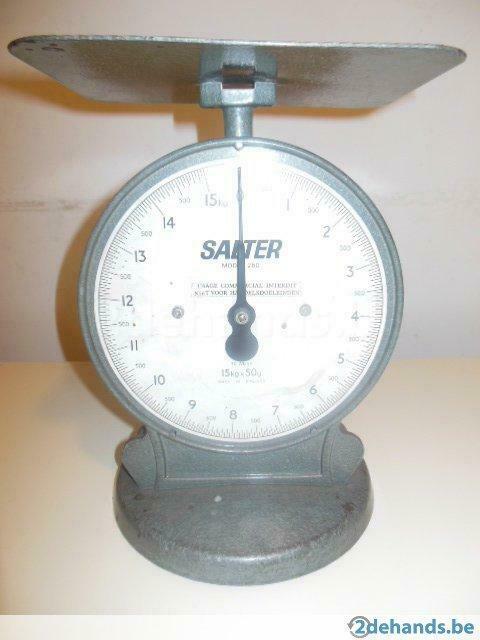 Vintage keukenweegschaal, Ophalen of Verzenden, Gebruikt