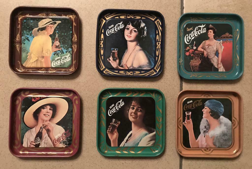 Retro onderzetters Coca-Cola, Ophalen of Verzenden, Zo goed als nieuw