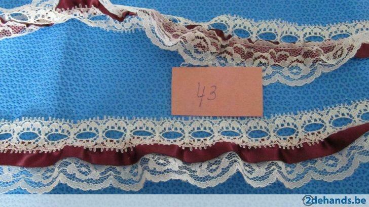 lint sierboord boordlint kant lace dentelle lot 43 a196, Hobby en Vrije tijd, Naaien en Fournituren, Ophalen of Verzenden, Nieuw