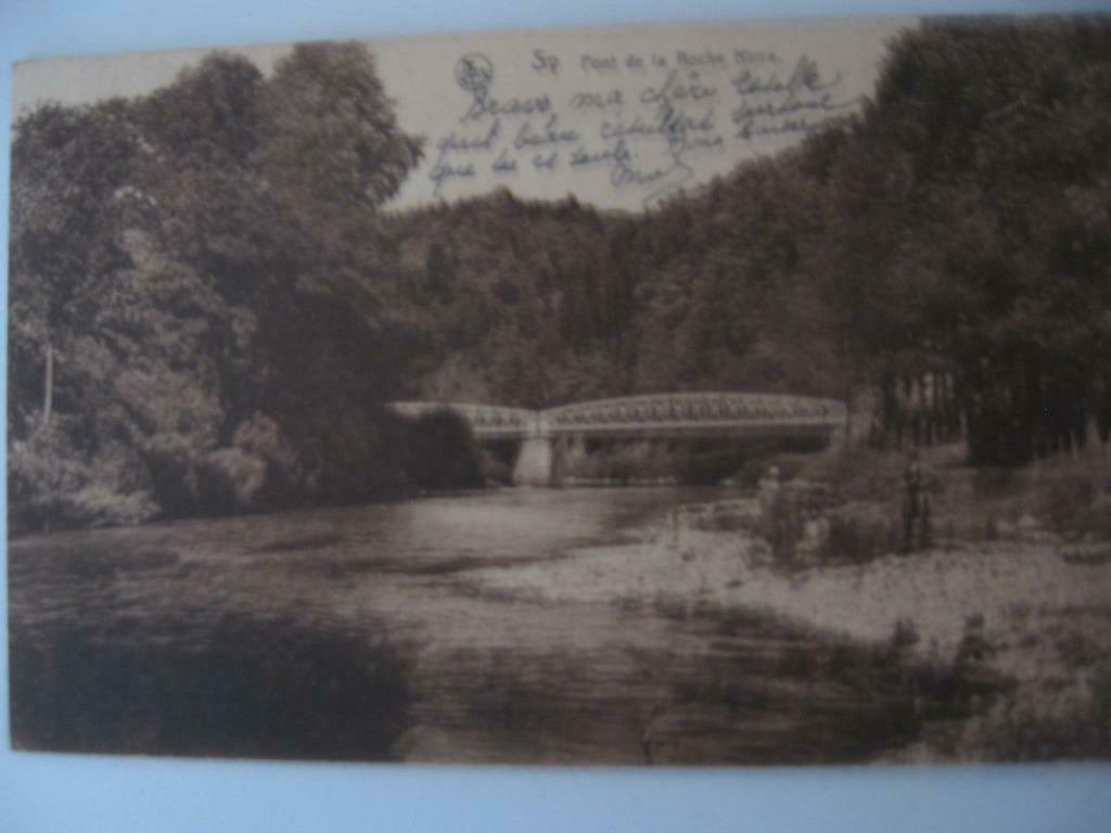 Spy briefkaart. Pont de la Roche Noire gestempeld 1936, Ophalen of Verzenden, 1920 tot 1940, Gelopen, Namen