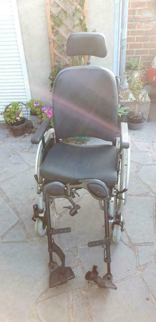 Chaise roulante médicale, fauteuil à grande roue, Enlèvement ou Envoi, Utilisé