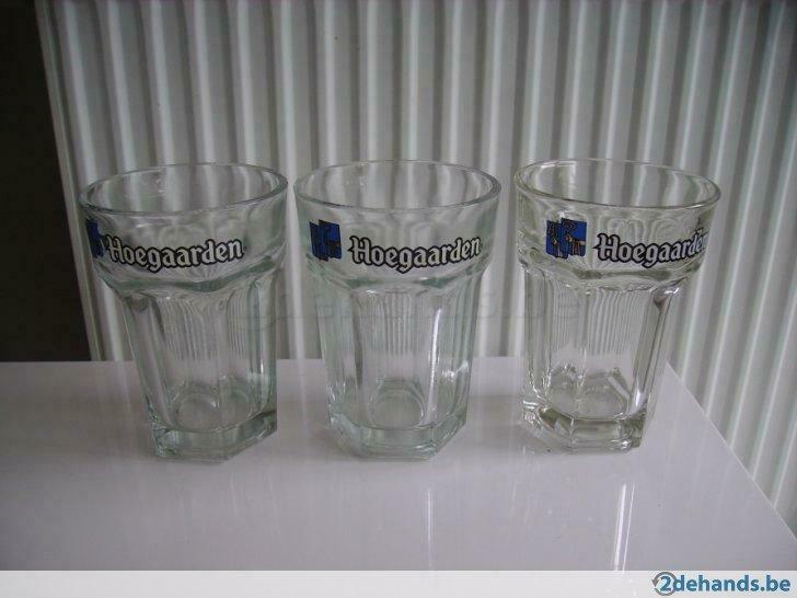 halve liter hoegaarden 3 soorten, Verzamelen, Biermerken, Gebruikt