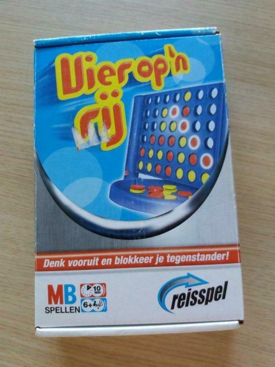 vier op een rij - reisspel - MB, Hobby en Vrije tijd, Ophalen, Gebruikt