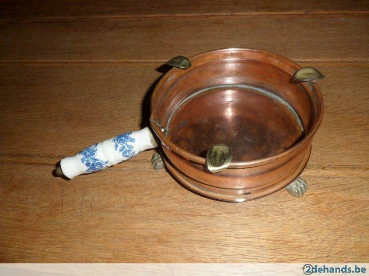 Koperen asbak, Antiek en Kunst, Antiek | Brons en Koper