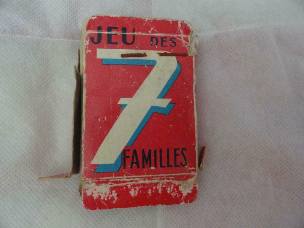 Ancien jeu des 7 familles, Enlèvement ou Envoi, Utilisé, Jeu(x) des sept familles