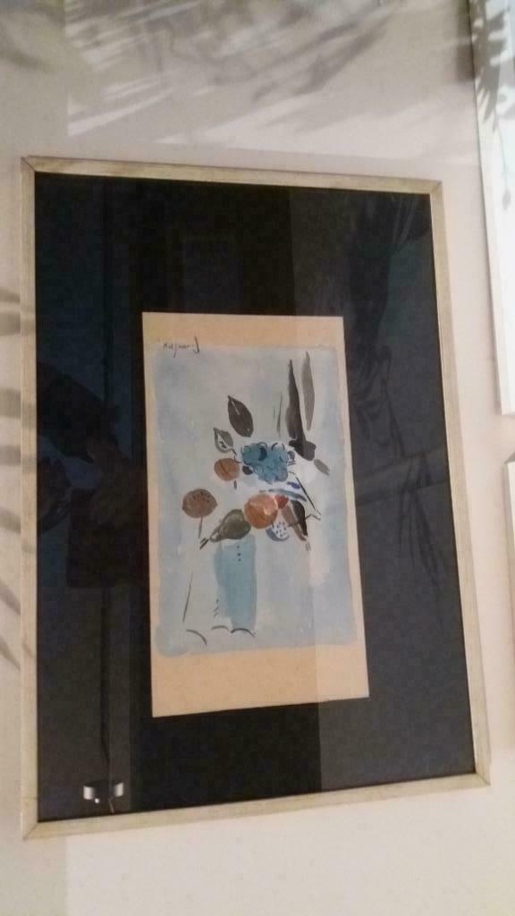 Stilleven-Aquarel van Pierre Cox (1915-1974), Ophalen of Verzenden