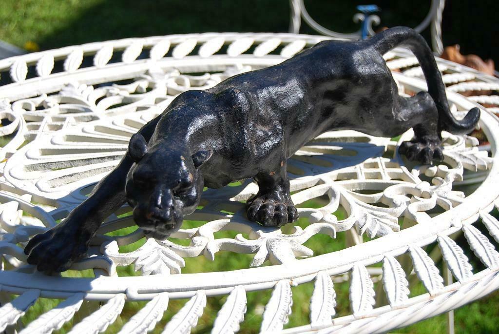 Panter in brons gepatineerd gietijzer, Ophalen of Verzenden, Nieuw