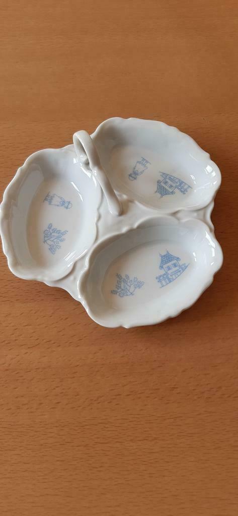 plat apéritif porcelaine de Couleuvre - édition limitée, Antiquités & Art, Enlèvement