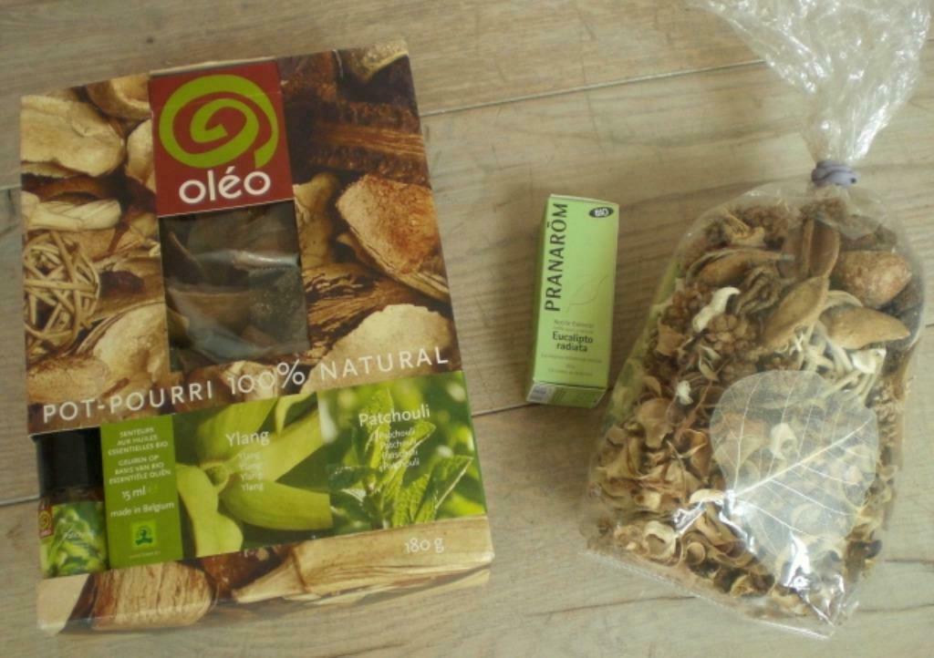 Duo de Pot-pourri + flacon huiles essentielles, Enlèvement, Neuf