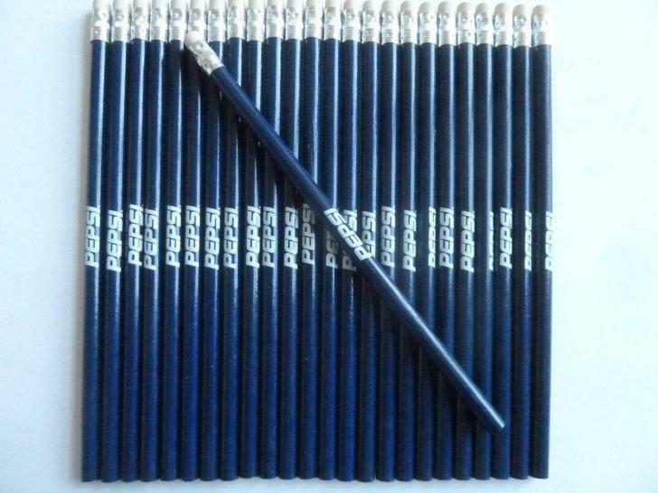 Crayon Pepsi, avec gomme, 25 pièces, vintage, Collections, Marques & Objets publicitaires, Neuf, Ustensile, Enlèvement