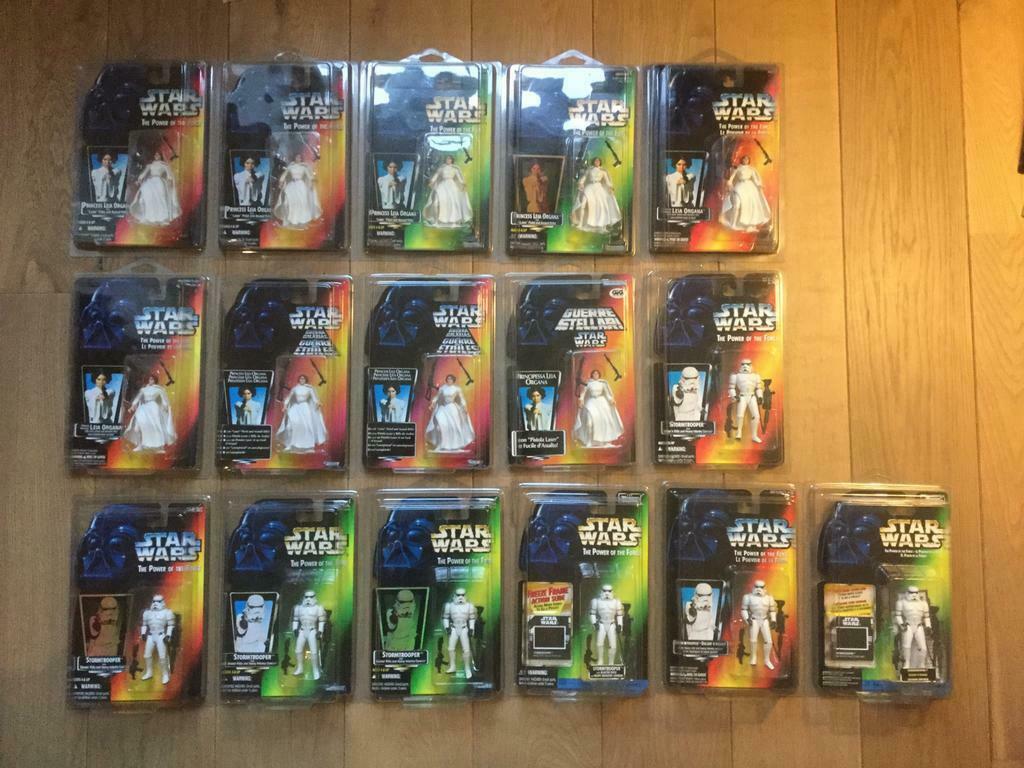 Star wars POTF2 Princess Leia - Stormtrooper MINT AS NEW, Nieuw, Actiefiguurtje