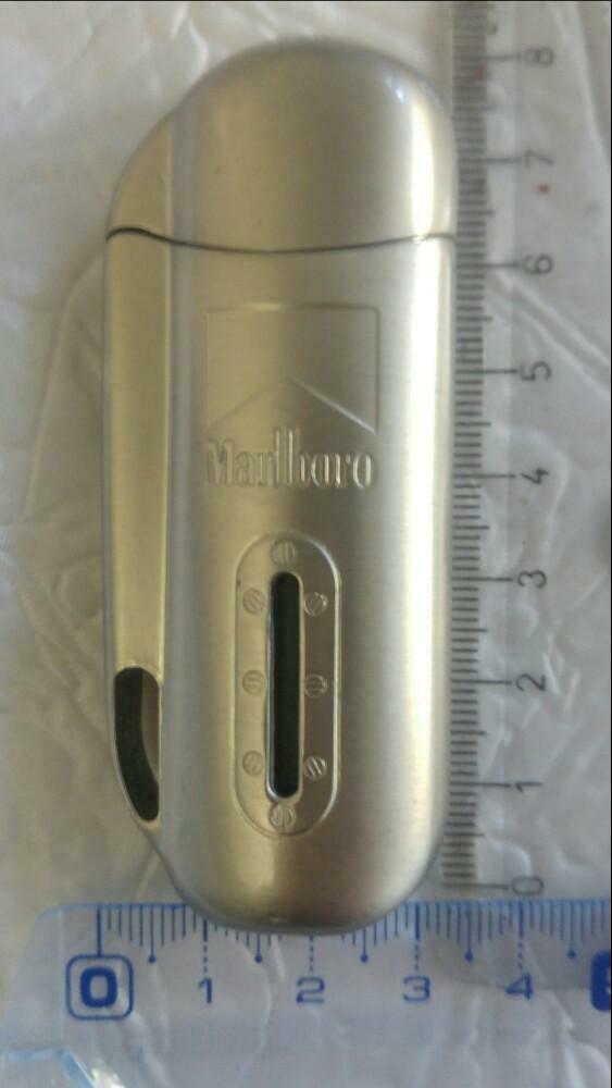 Briquet publicitaire aansteker Marlboro inox, Collections, Enlèvement ou Envoi, Comme neuf, Briquet