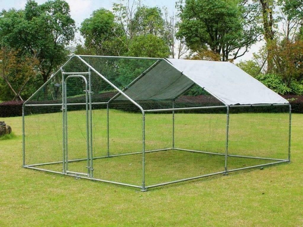 Poulailler 12m² 4x3x2m parc chatière volière XL enclos poule, Animaux & Accessoires, Envoi, Neuf, Poulailler