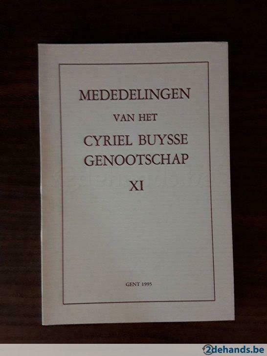 Mededelingen van het Cyriel Buysse Genootschap XI, Boeken, Ophalen of Verzenden, Nieuw, Overige typen