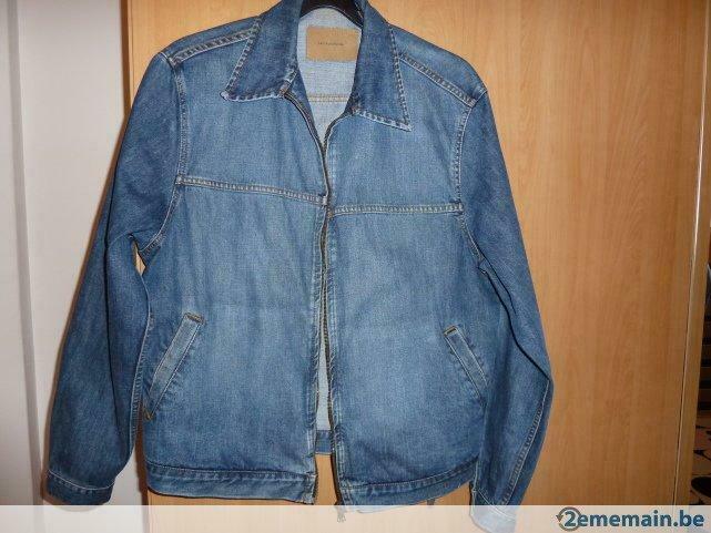 Blauwe jeansjas voor heren, Kleding | Heren, Gedragen