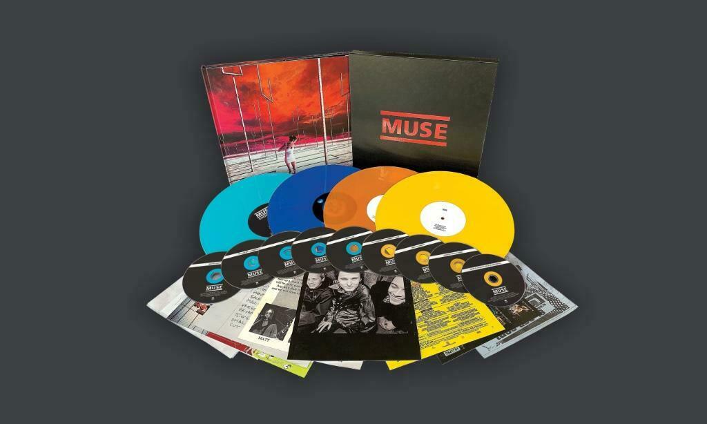 9Cd+4LP Box Muse Origin Of Muse GEKLEURD Vinyl NIEUW, Enlèvement ou Envoi, Neuf, dans son emballage, Coffret