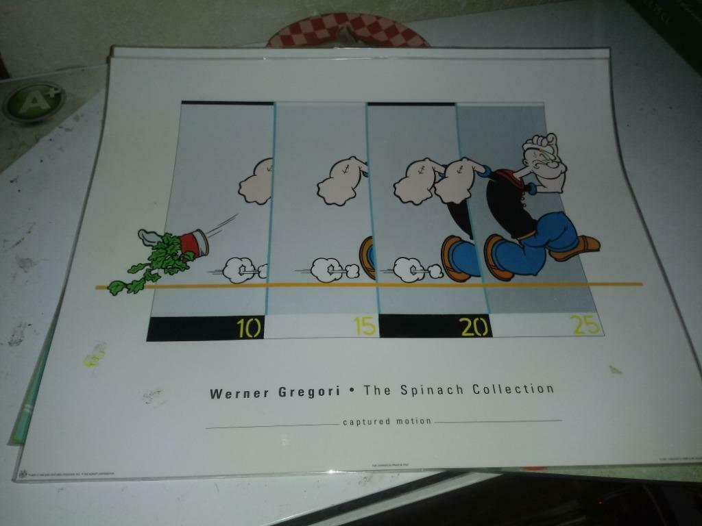 Geplastificeerde prent Popeye, Livres, BD, Envoi, Comme neuf