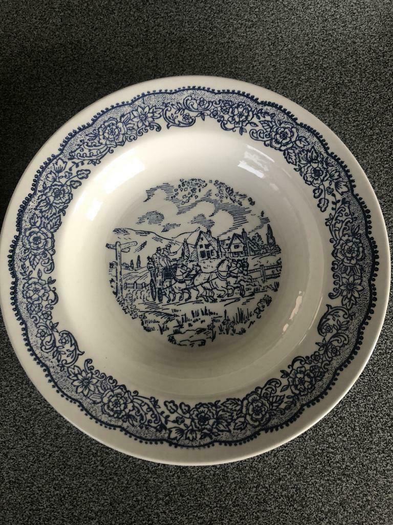 Vintage Keramiek sierbord, Antiek en Kunst, Antiek | Servies los, Ophalen of Verzenden