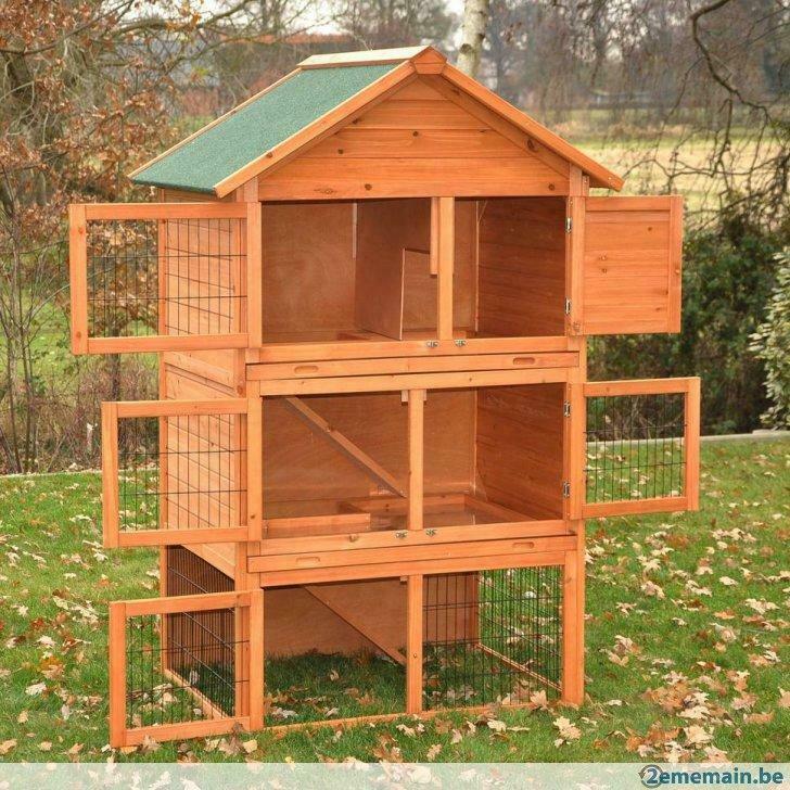 Clapier triple abri lapin clapier lapin rongeur XXL NEUF, Dieren en Toebehoren, Knaagdieren en Konijnen | Toebehoren, Nieuw, Verzenden