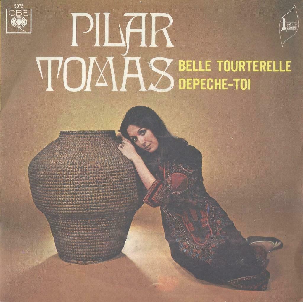 Pilar Tomas – Belle tourterelle / Depeche-toi – Single, Enlèvement ou Envoi, Single, Utilisé, Pop