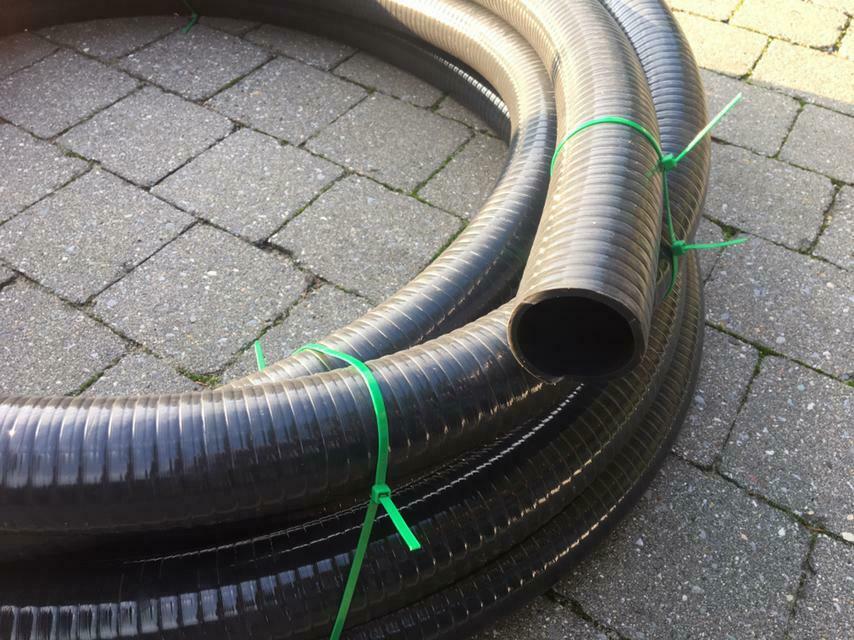 Tweeduimse zuigslang met spiraal 50 mm. 12m70, Ophalen, Nieuw