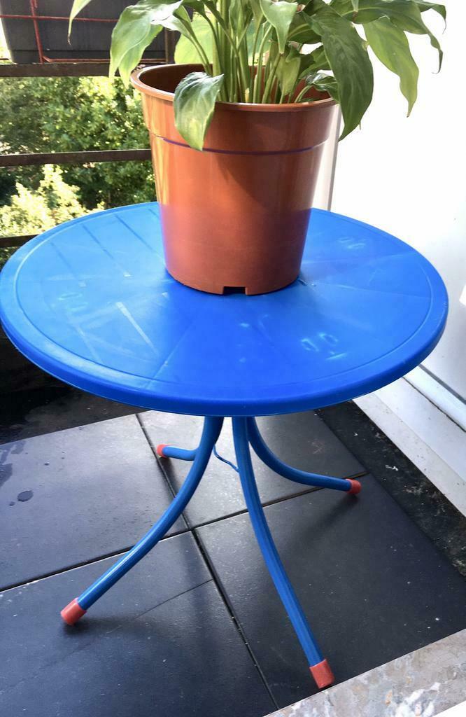 Jolie petite table + 2 petites chaises pour enfants, Jardin & Terrasse, Enlèvement ou Envoi, Utilisé, Synthétique, 2 places