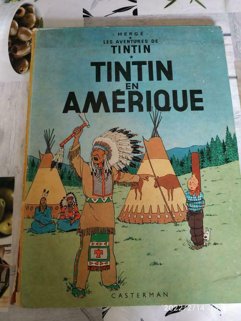 lot de 2 Albums Hergé ass Vintage, Enlèvement ou Envoi, Utilisé