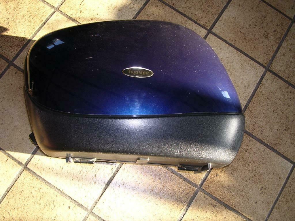 Triumph Trophy 900/1200 linker koffer, Motoren, Ophalen, Gebruikt