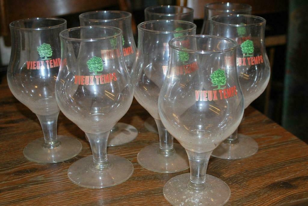 8 verres à Vieux Temps, Collections, Enlèvement ou Envoi