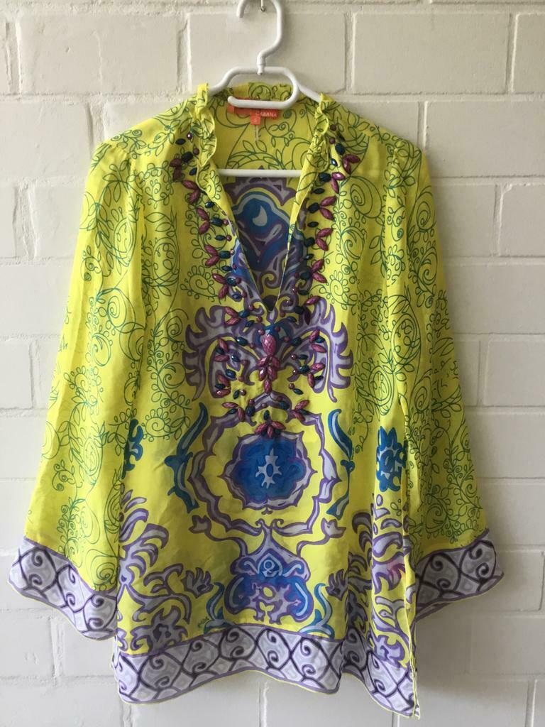 Tuniek/blouse/cabana HALE BOB, Geel, Ophalen of Verzenden, Zo goed als nieuw, Maat 36 (S)