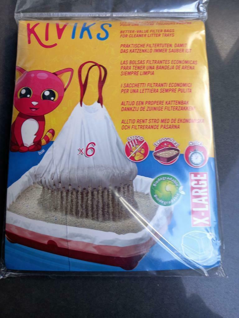 KIVIKS BIOLOGISCH AFBREEKBARE KATTENBAKZAK, Animaux & Accessoires, Enlèvement ou Envoi, Neuf, Fermé