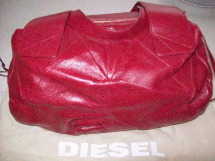 DIESEL bordeaux lederen handtas       nieuw, Ophalen of Verzenden, Nieuw, Handtas