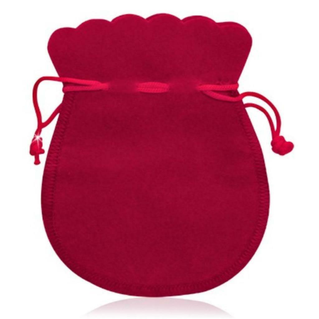 Coffret cadeau à bijoux en velours - Rouge - 9 x 11 cm, Enlèvement ou Envoi, Neuf, Rouge