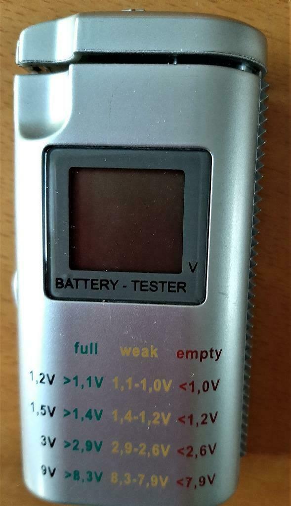 Te koop:  Battery tester., Telecommunicatie, Mobiele telefoons | Batterijen en Accu's, Ophalen of Verzenden, Zo goed als nieuw
