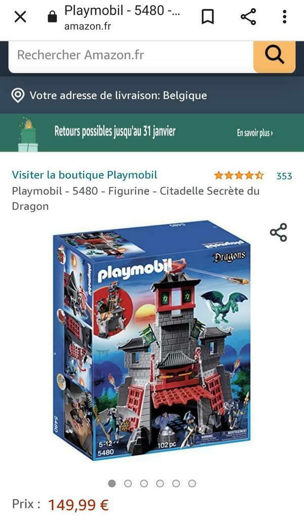 Playmobil Citadelle secrète du dragon complète +notice 5480, Enfants & Bébés, Jouets | Playmobil, Enlèvement ou Envoi, Comme neuf