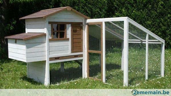 Poulailler avec enclos XXL abri poule GEANT NEUF, Animaux & Accessoires, Envoi, Neuf