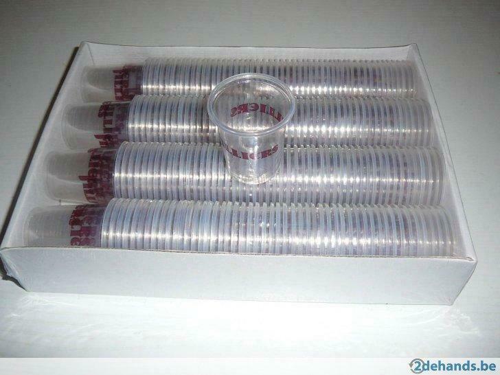 Plastieken bekers 5 cl en 10 cl - Jeneverglas, Ophalen of Verzenden, Nieuw, Glas of Glazen