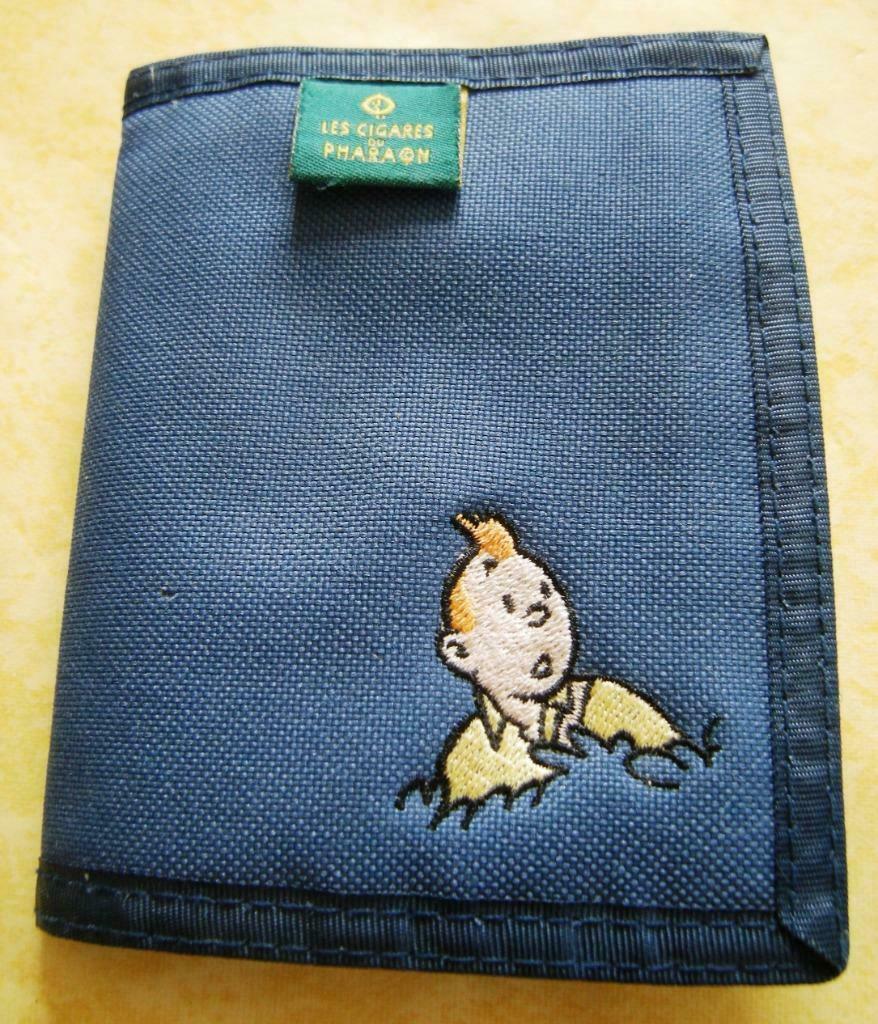 Portefeuille TINTIN bleu, Enlèvement ou Envoi, Comme neuf, Bleu, Autres marques