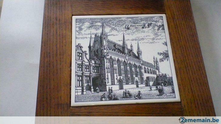 Brugge, onderzetter, Ophalen of Verzenden, Gebruikt