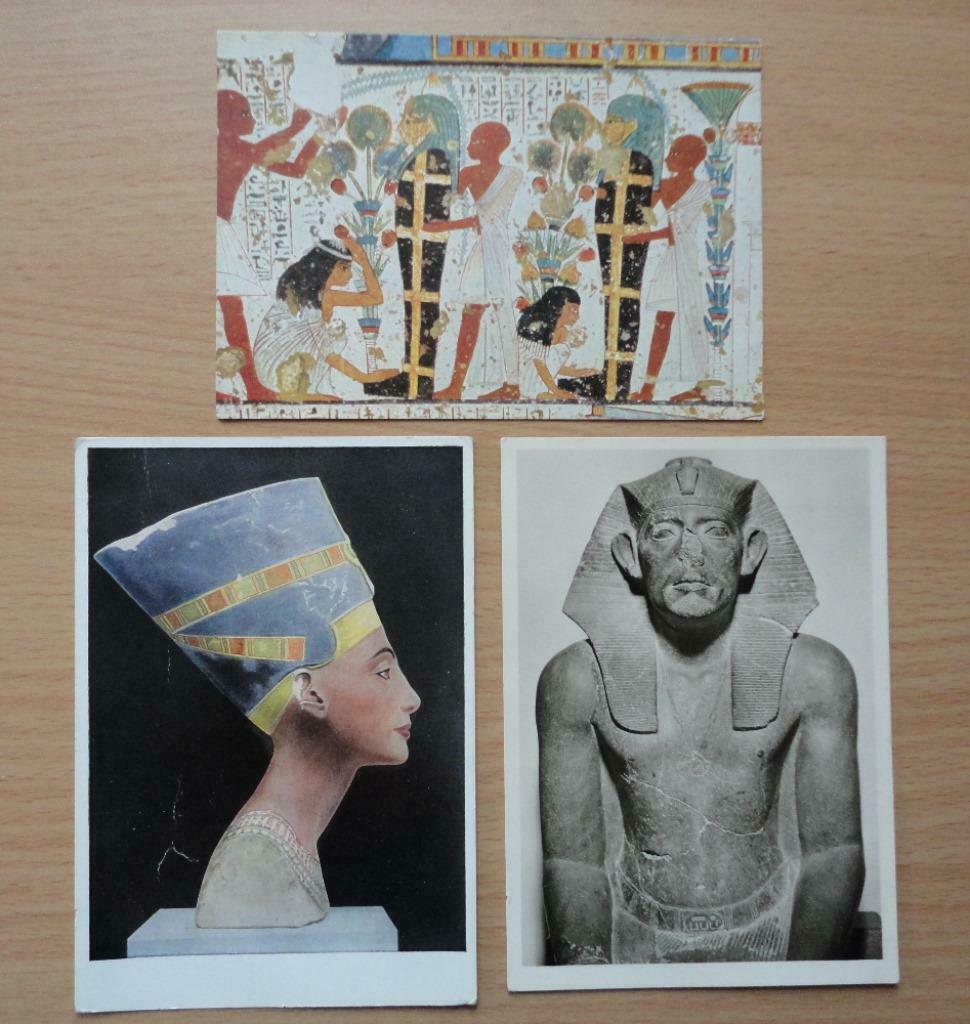 3 cartes Egypte antique (Munchen Austria) très bon état, Enlèvement ou Envoi
