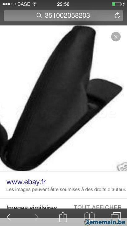 Mini Cooper r56,r57 soufflet en cuir noir, Neuf, Mini