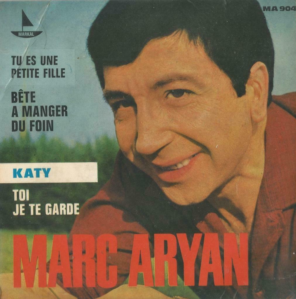 Marc Aryan – Katy / Tue s une petite fille + 2 – EP, Gebruikt, 7 inch, Ophalen of Verzenden, Pop